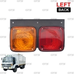 ไฟท้าย ข้างซ้าย 1 ชิ้น สีแดง,ส้ม สำหรับ Isuzu JCM Rocky FSR FTR 175 195 Truck ปี 1984-1995